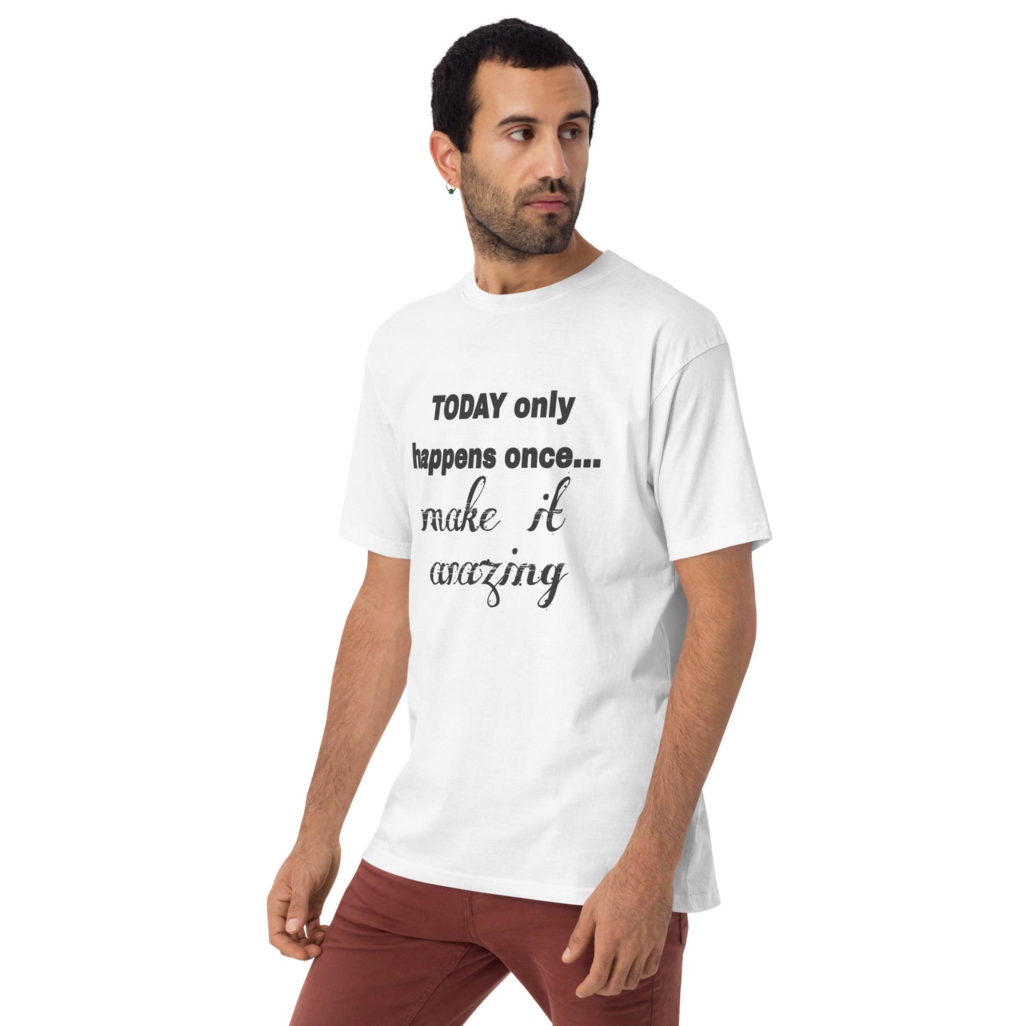 Today only.... Men’s Premium Heavyweight Tee