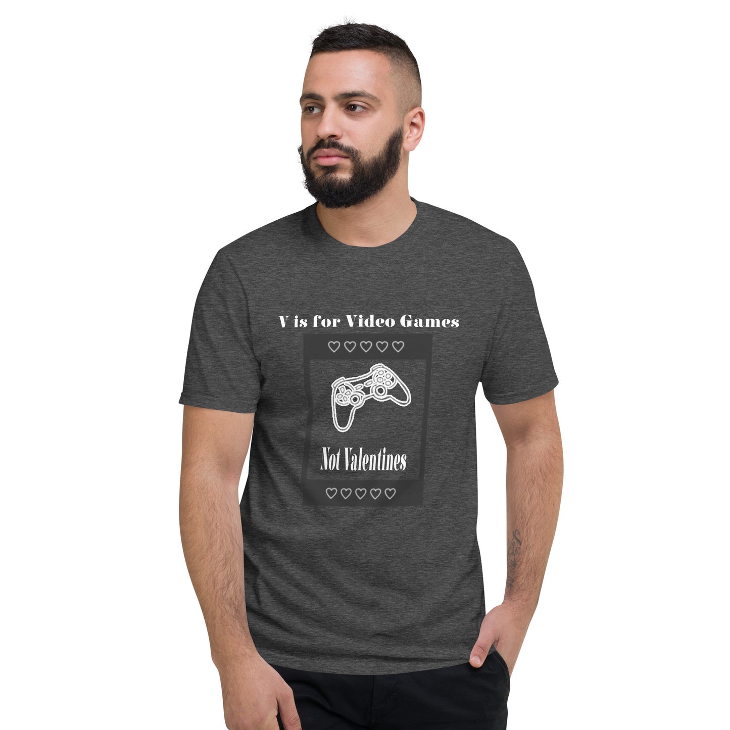 V is for Short-Sleeve T-Shirt