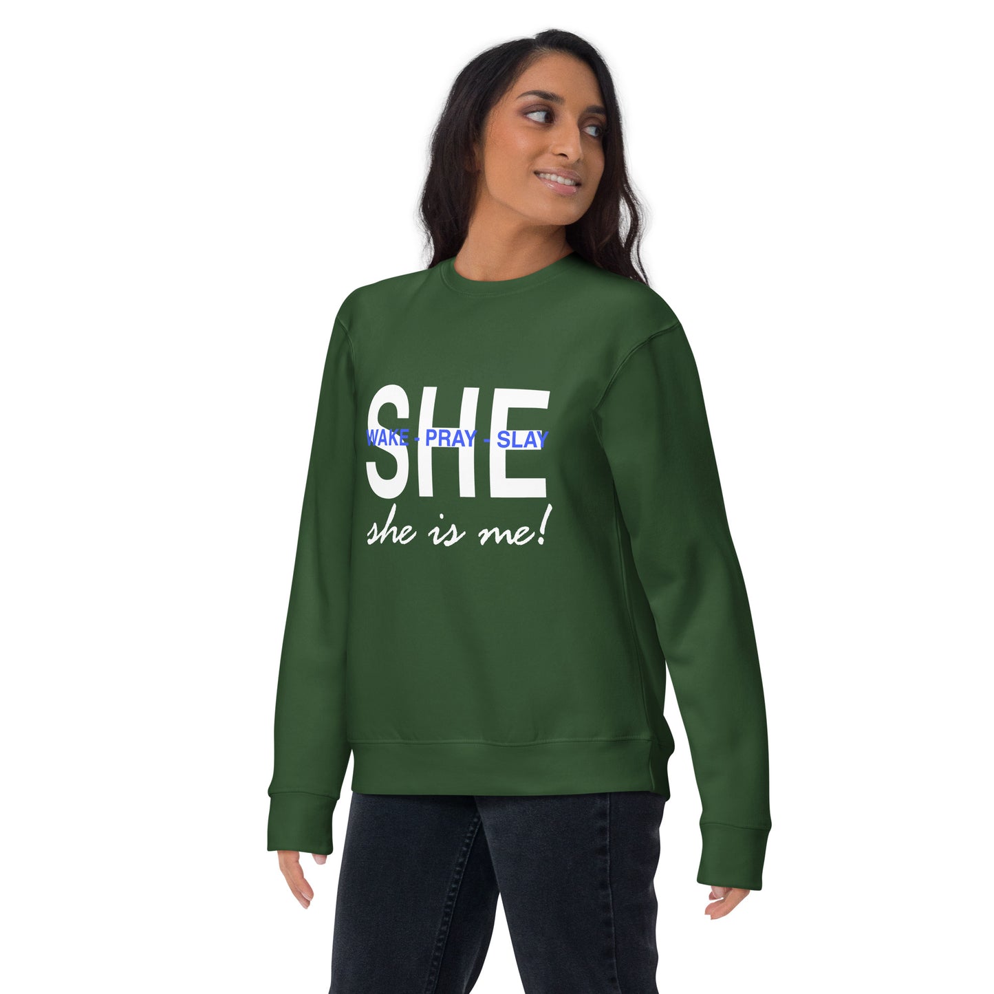 SHE... Unisex Premium Sweatshirt