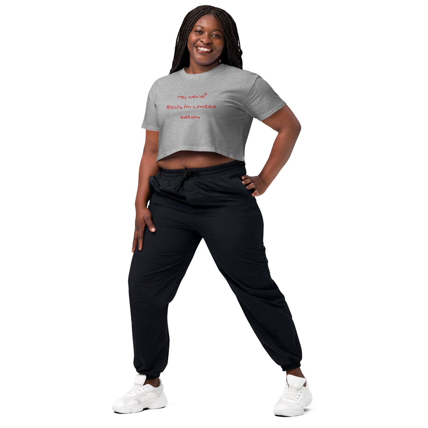 Me weird? .... Women’s Crop Top
