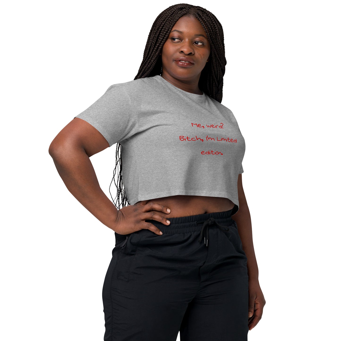 Me weird? .... Women’s Crop Top