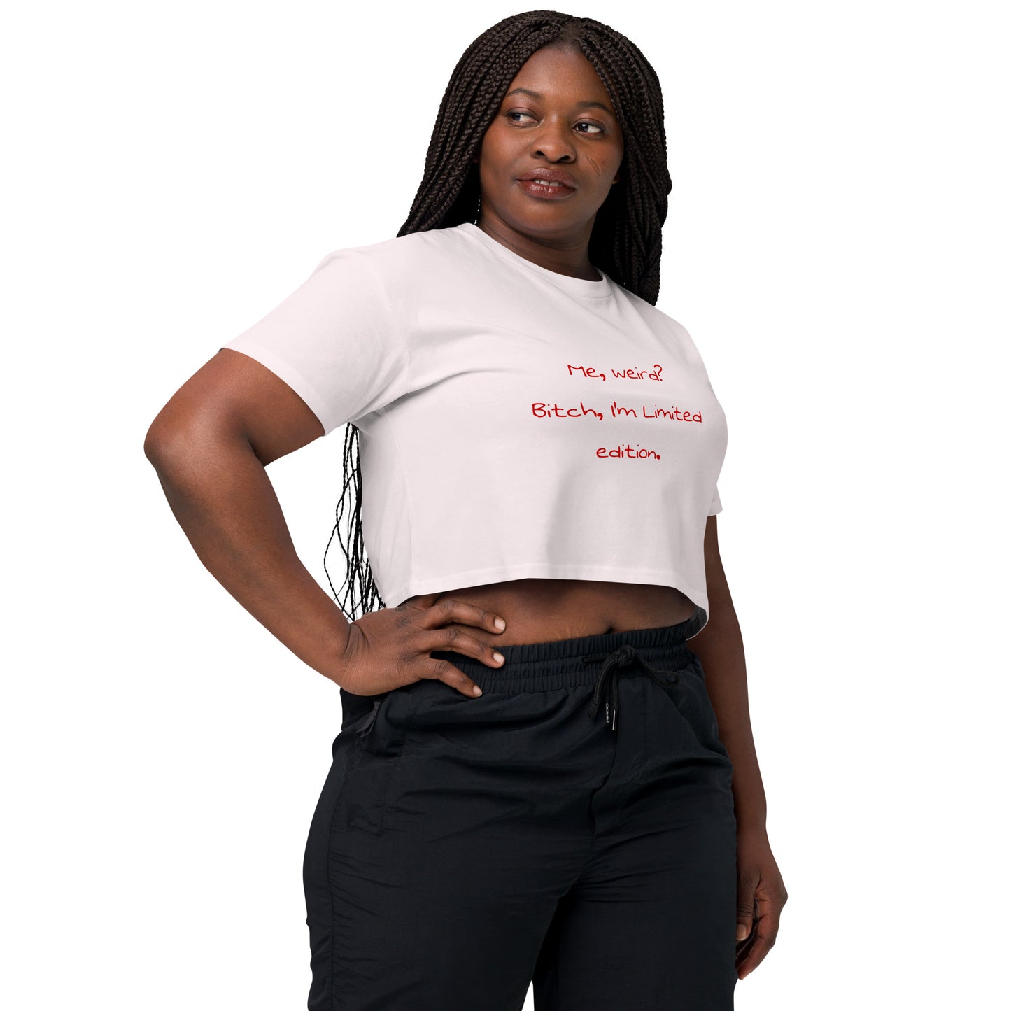 Me weird? .... Women’s Crop Top