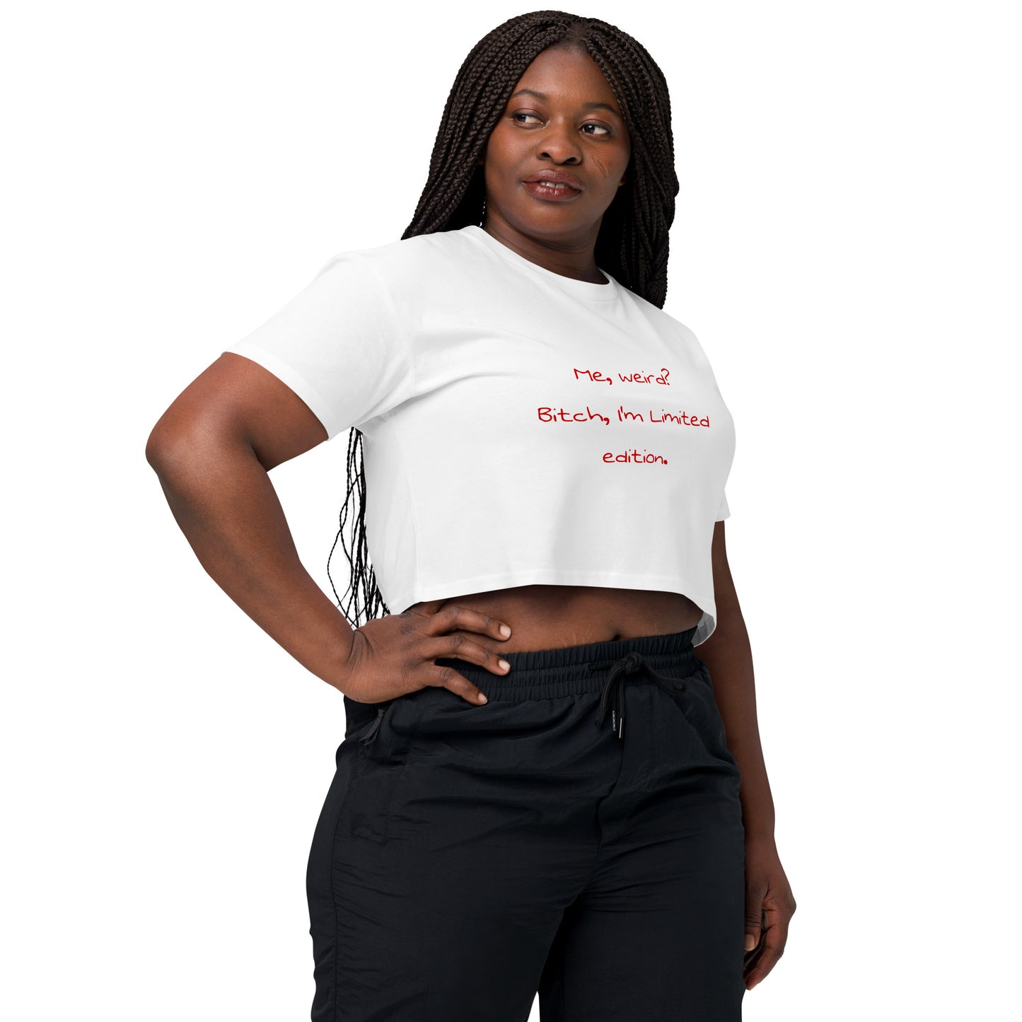 Me weird? .... Women’s Crop Top