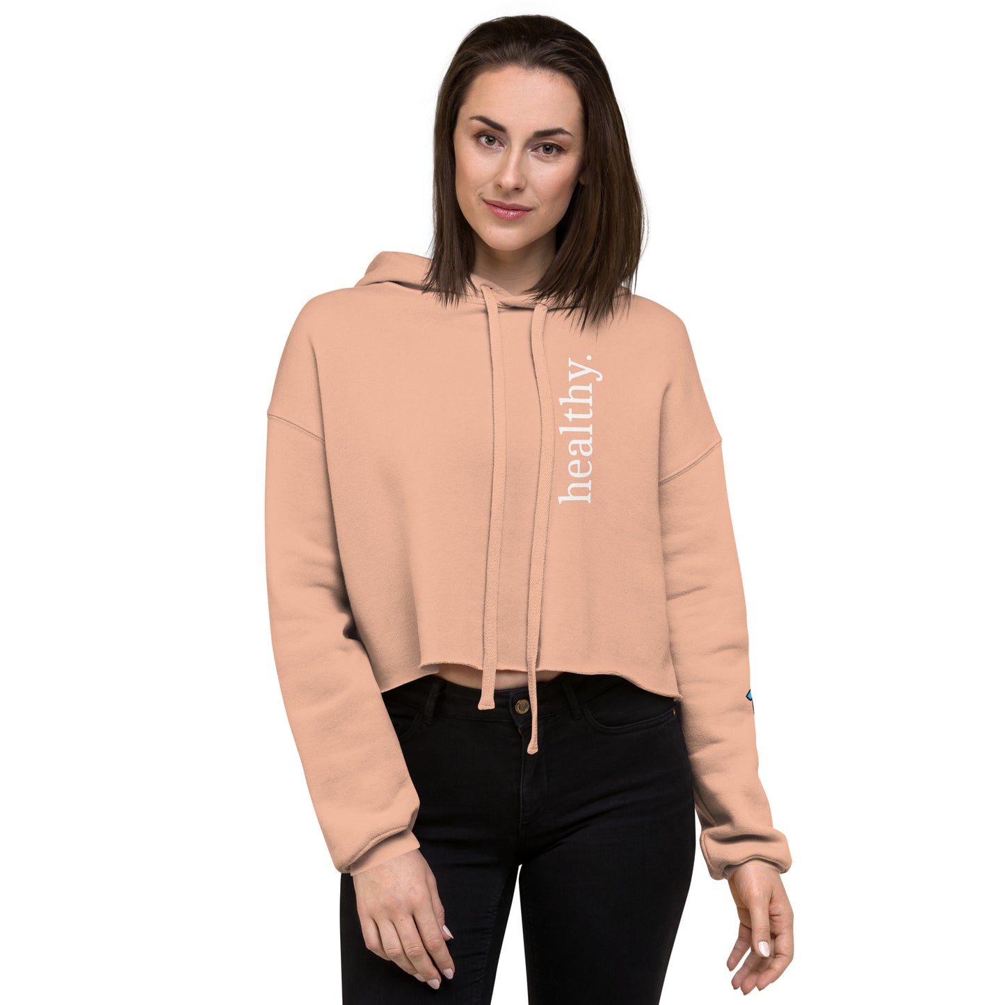 Healthy... Crop Hoodie
