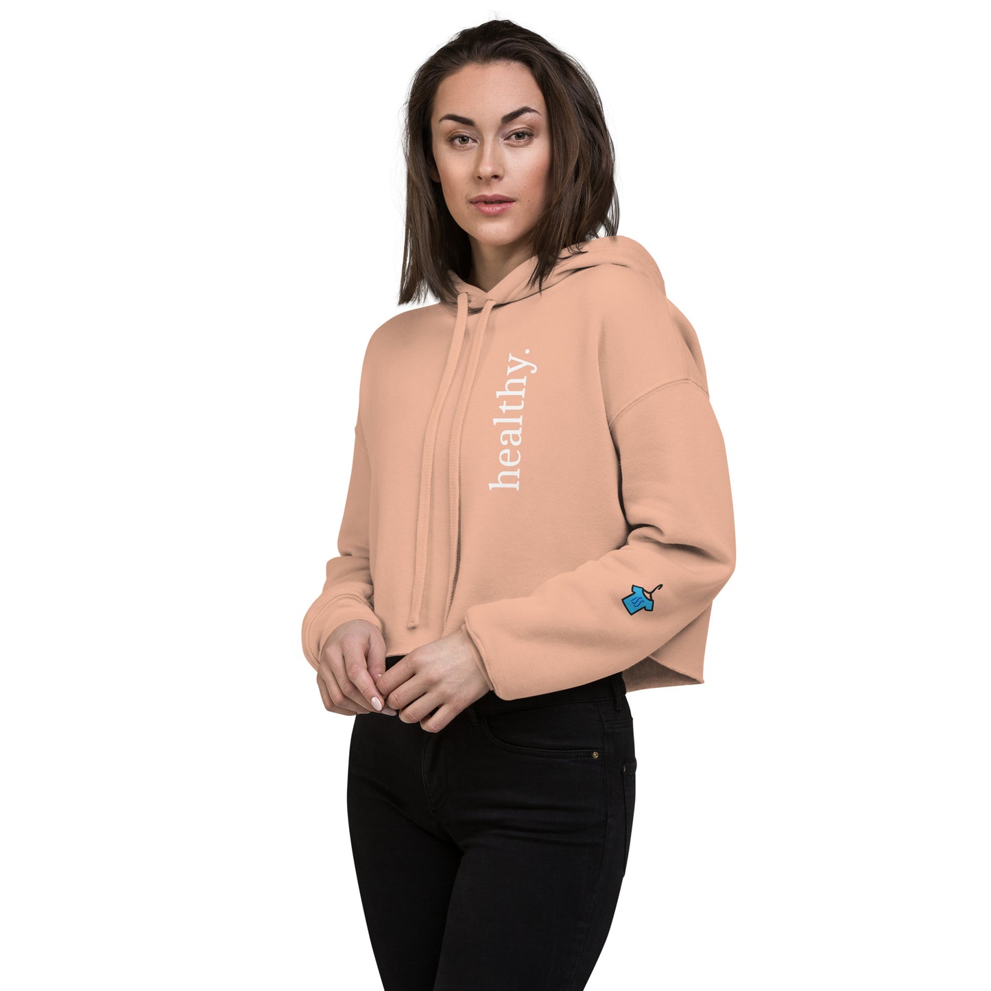 Healthy... Crop Hoodie