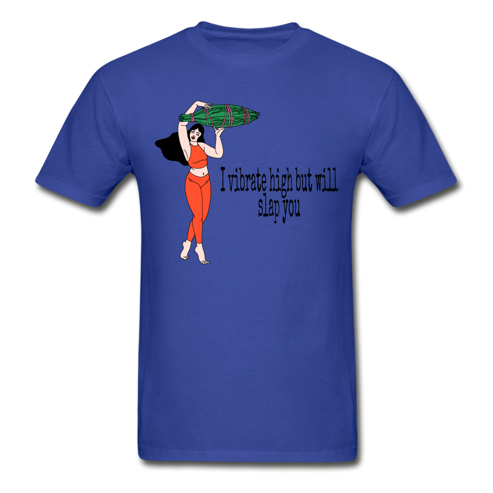 Vibing High Hanes Adult Tagless T-Shirt - royal blue