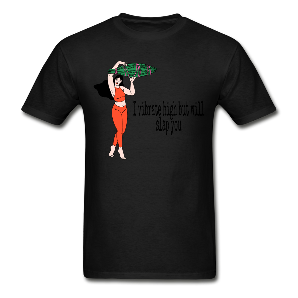 Vibing High Hanes Adult Tagless T-Shirt - black