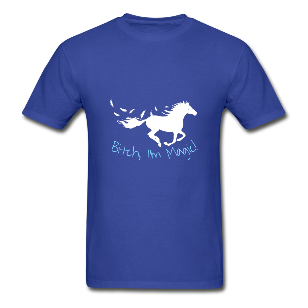 I'm Magic Hanes Adult Tagless T-Shirt - royal blue
