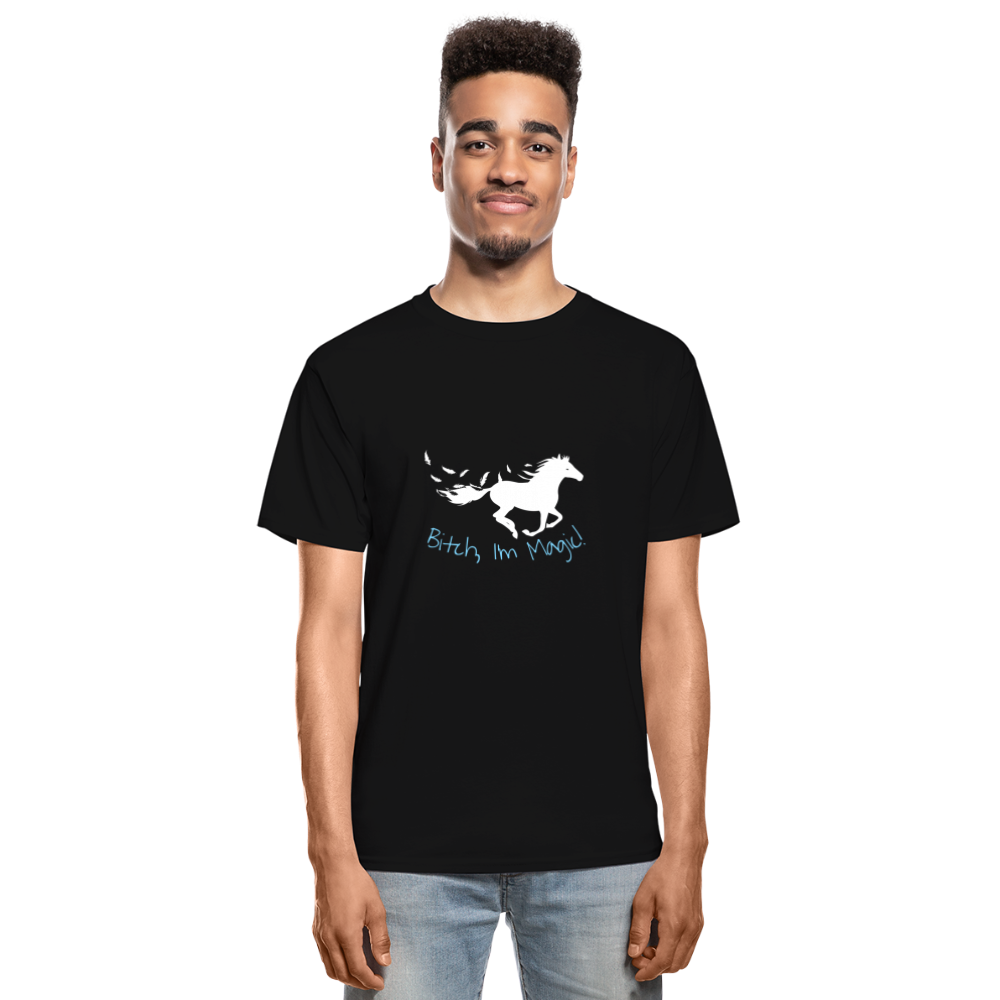 I'm Magic Hanes Adult Tagless T-Shirt - black