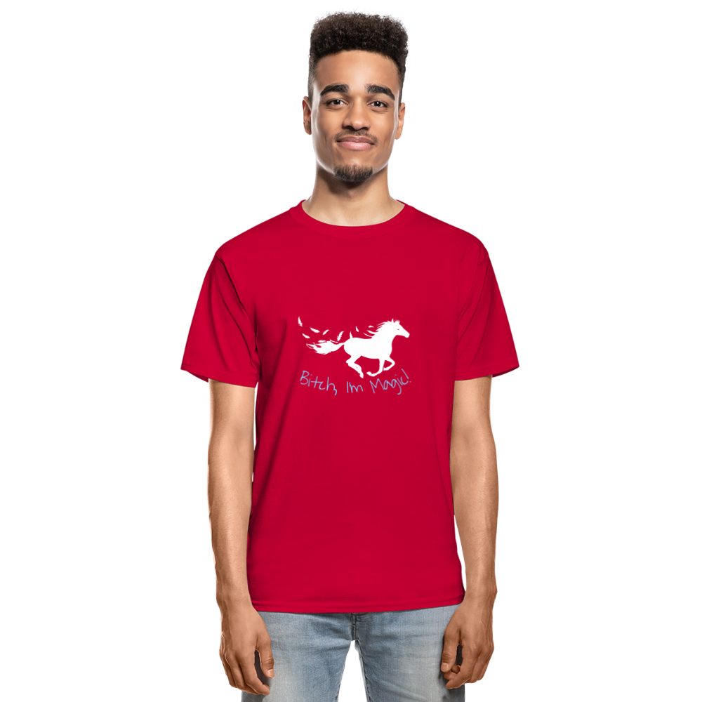 I'm Magic Hanes Adult Tagless T-Shirt - red