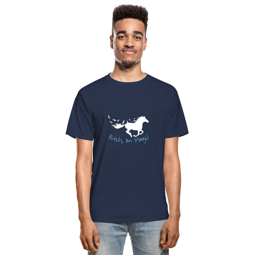 I'm Magic Hanes Adult Tagless T-Shirt - navy