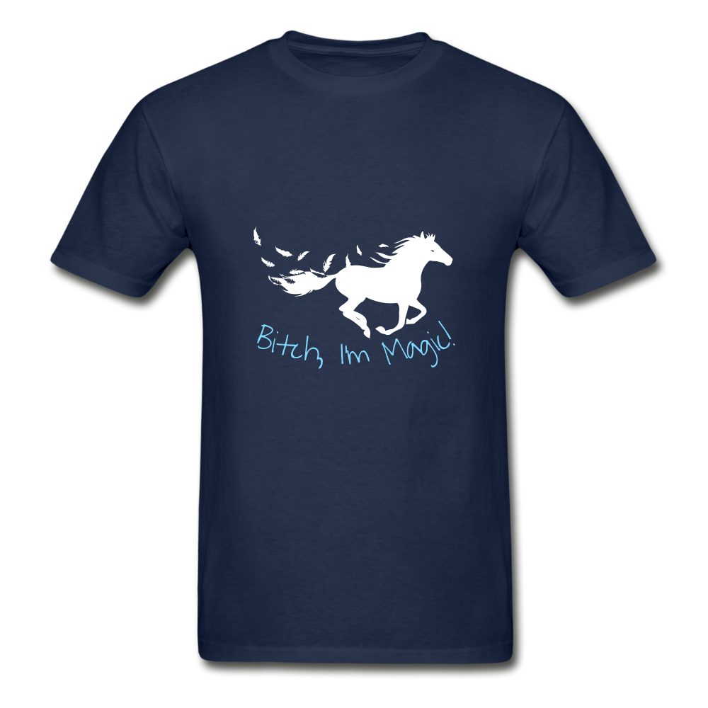 I'm Magic Hanes Adult Tagless T-Shirt - navy