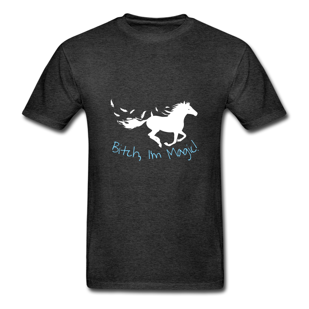 I'm Magic Hanes Adult Tagless T-Shirt - charcoal grey