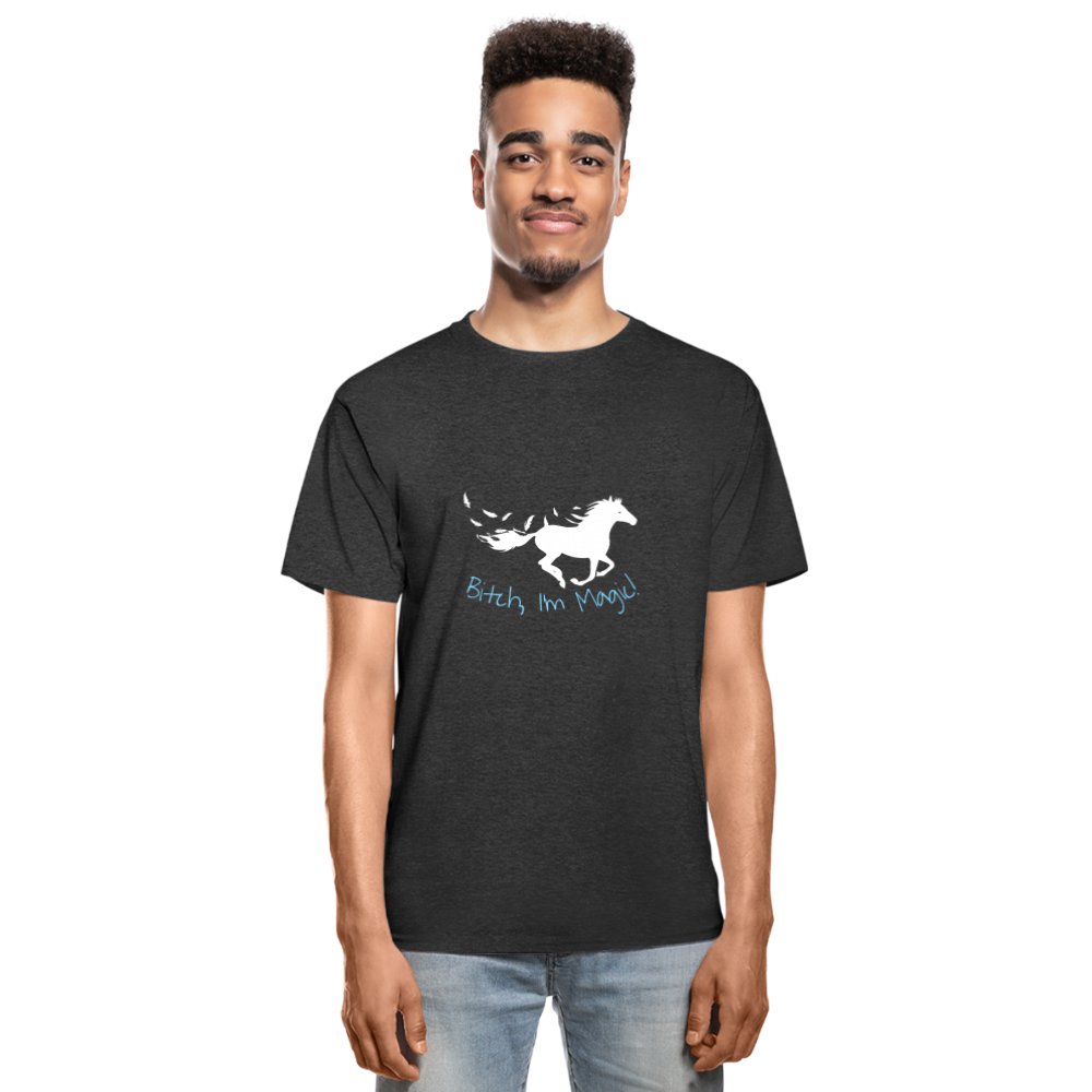 I'm Magic Hanes Adult Tagless T-Shirt - charcoal grey