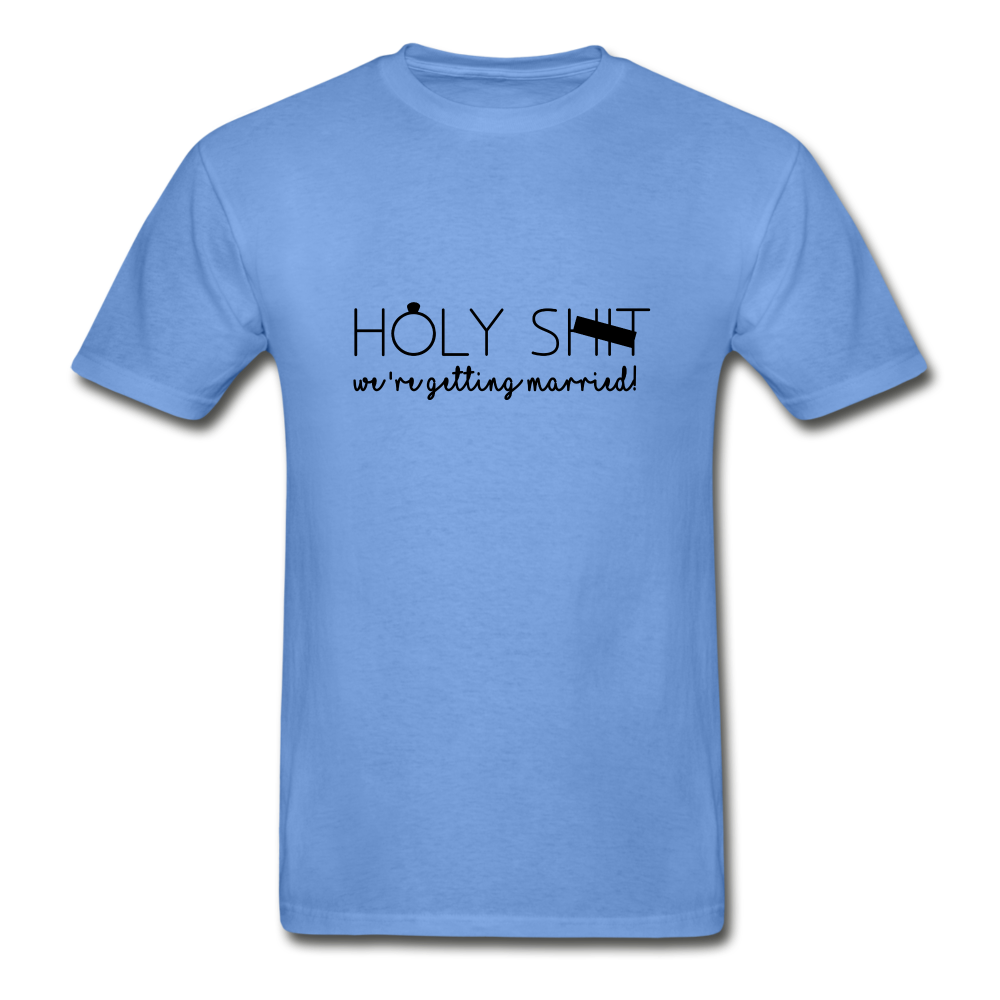 Holy Sh*t Hanes Adult Tagless T-Shirt - carolina blue