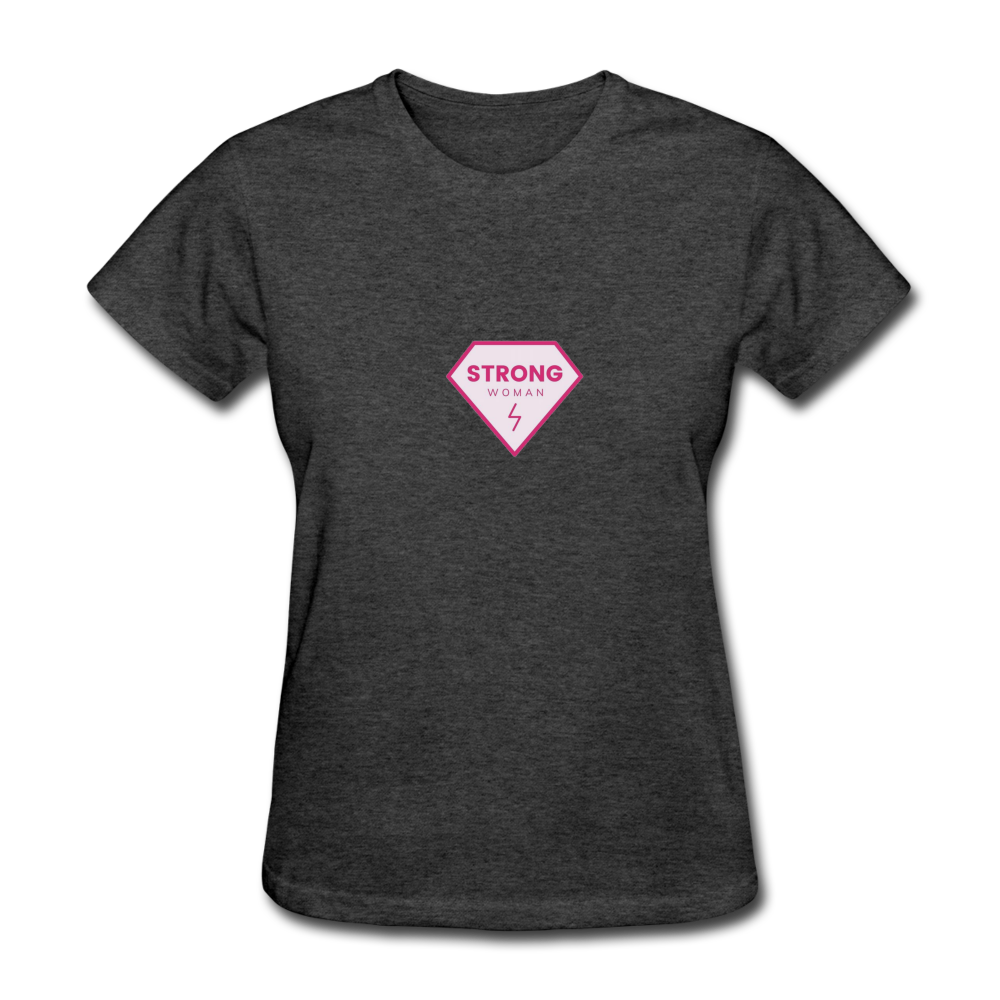 Strong Women's T-Shirt - heather black