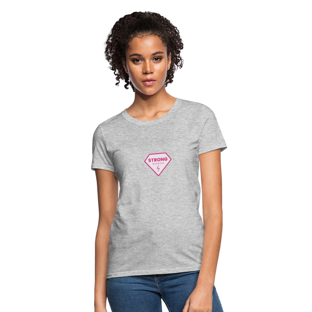 Strong Women's T-Shirt - heather gray