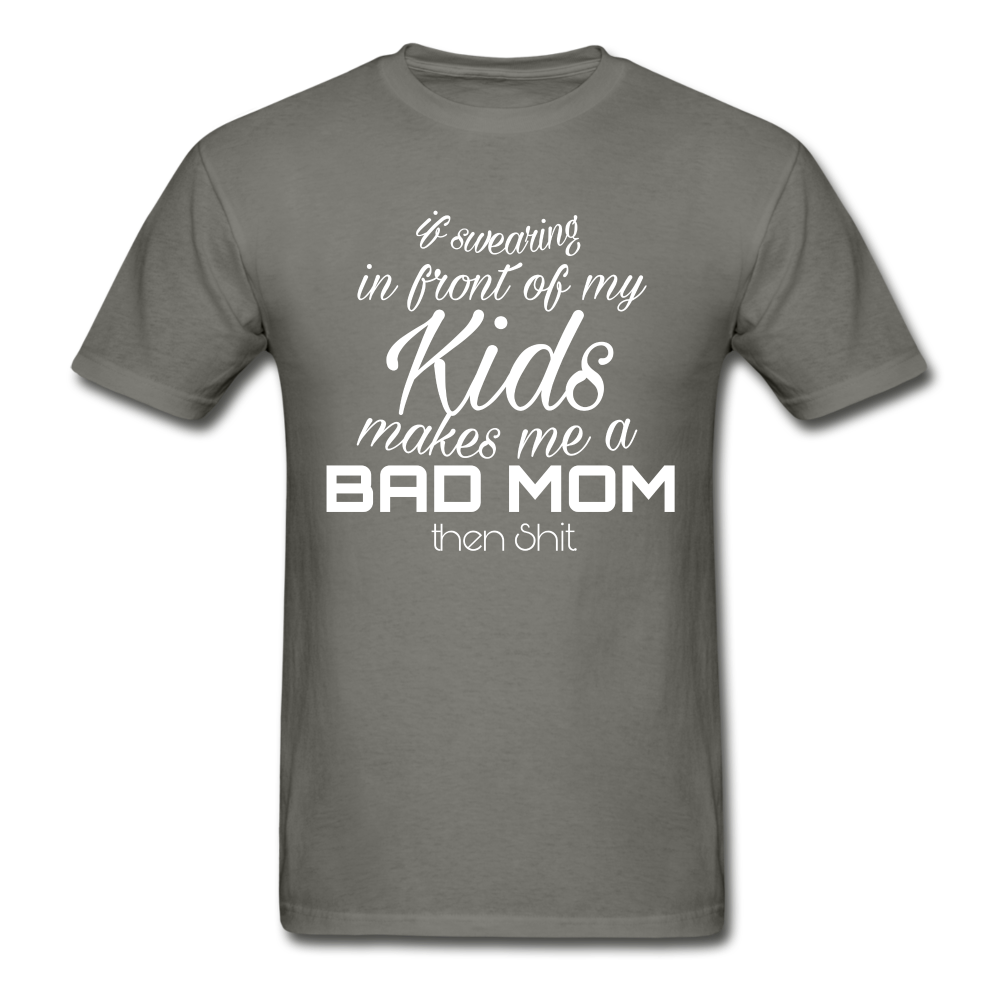If Swearing In Front Ultra Cotton Adult T-Shirt - charcoal