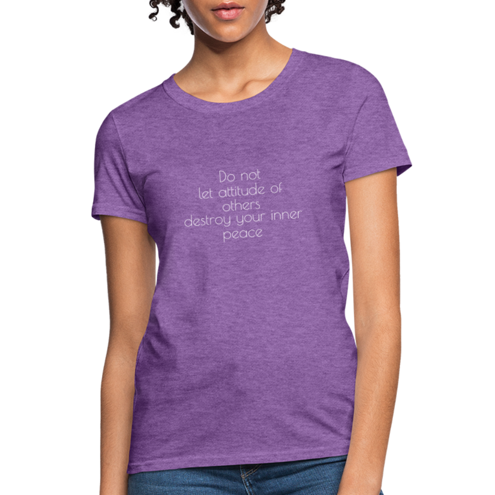 Do Not Let Women's T-Shirt - purple heather
