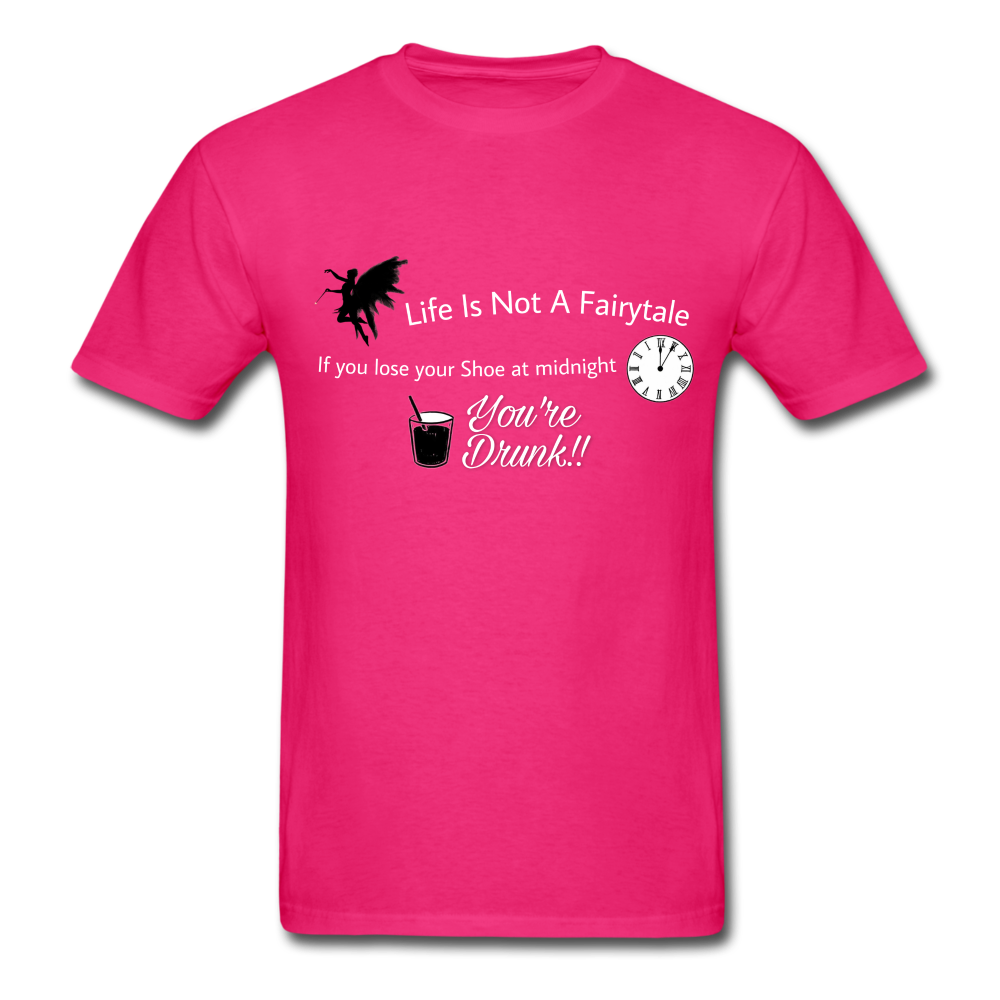 Life is Not Unisex Classic T-Shirt - fuchsia