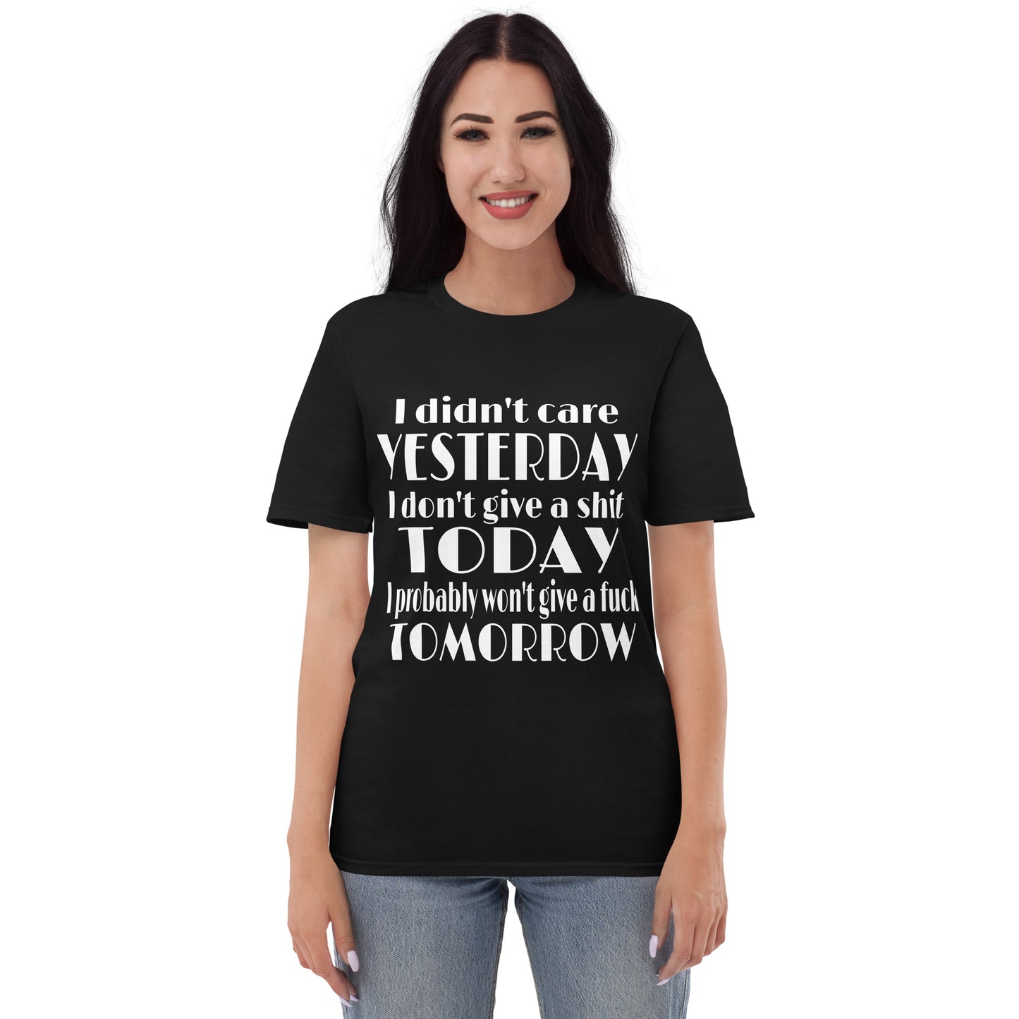I Didn't Care Short-Sleeve T-Shirt