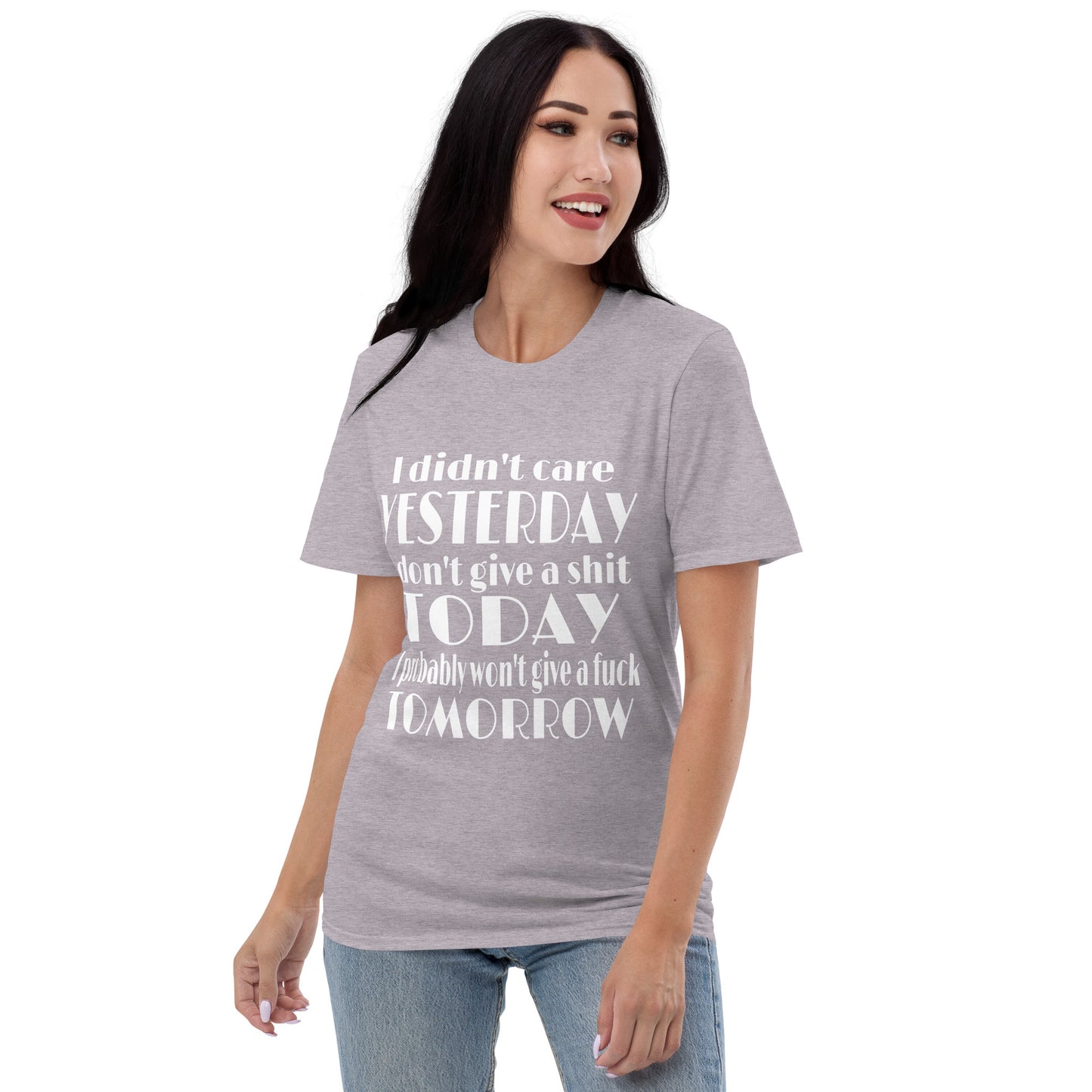 I Didn't Care Short-Sleeve T-Shirt