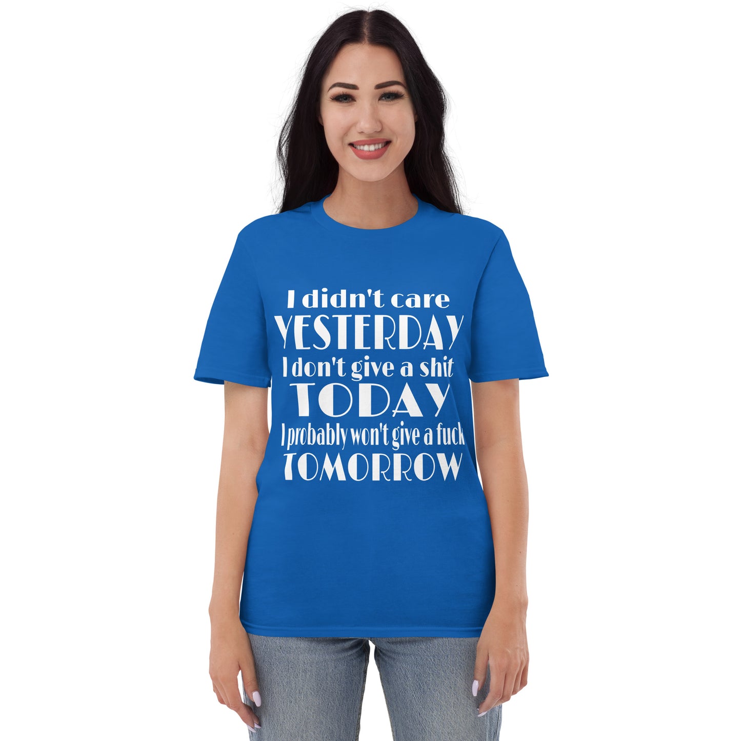 I Didn't Care Short-Sleeve T-Shirt