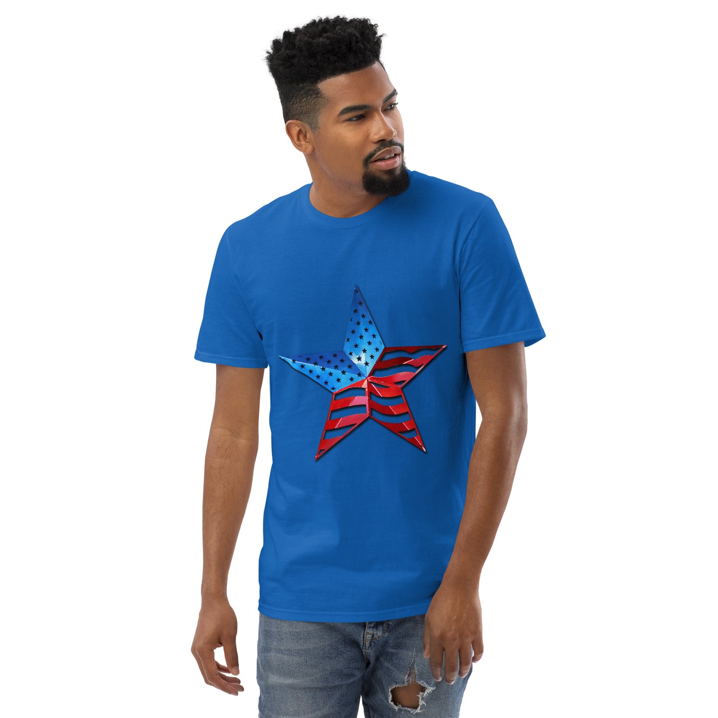 American Flag Star Short-Sleeve T-Shirt