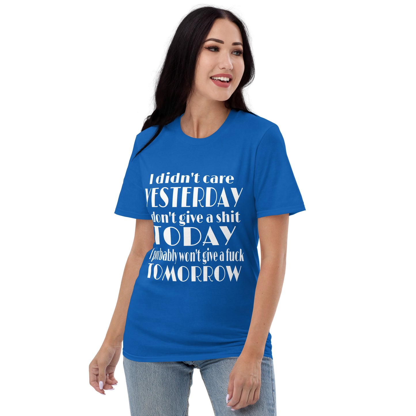 I Didn't Care Short-Sleeve T-Shirt