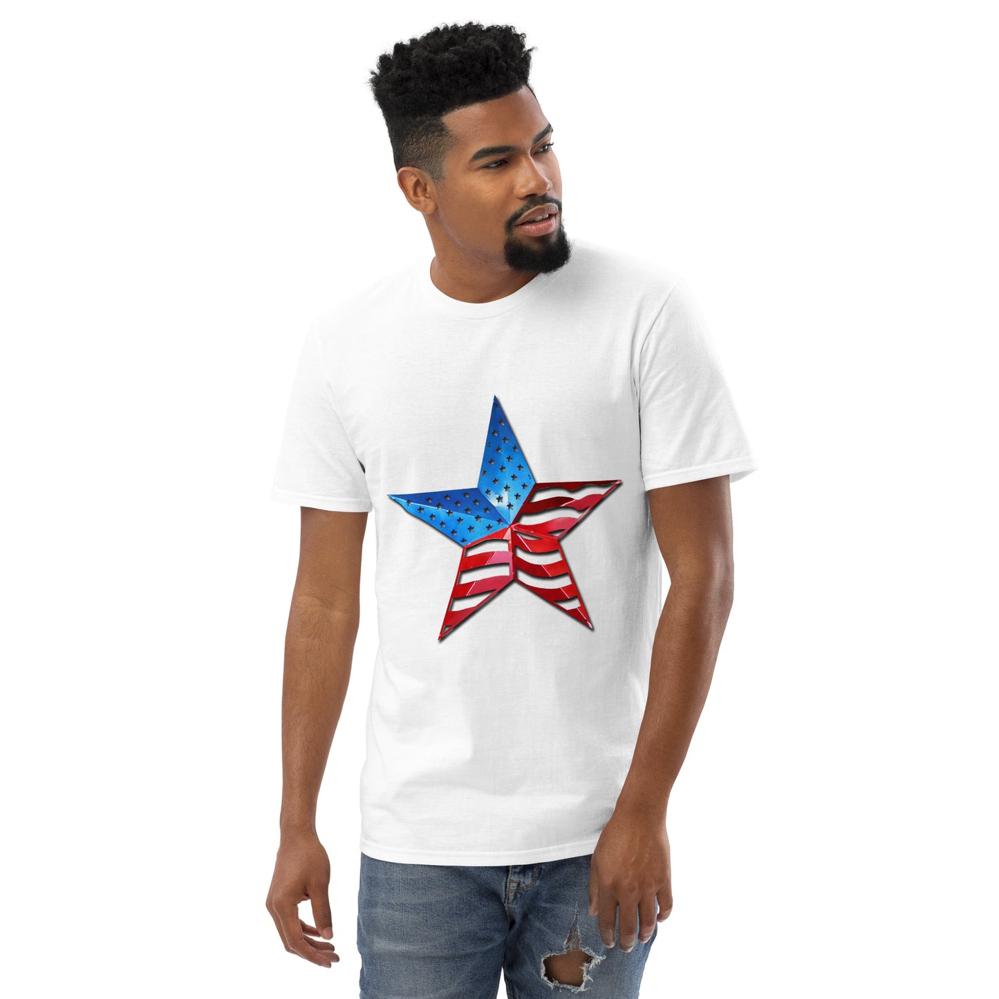 American Flag Star Short-Sleeve T-Shirt