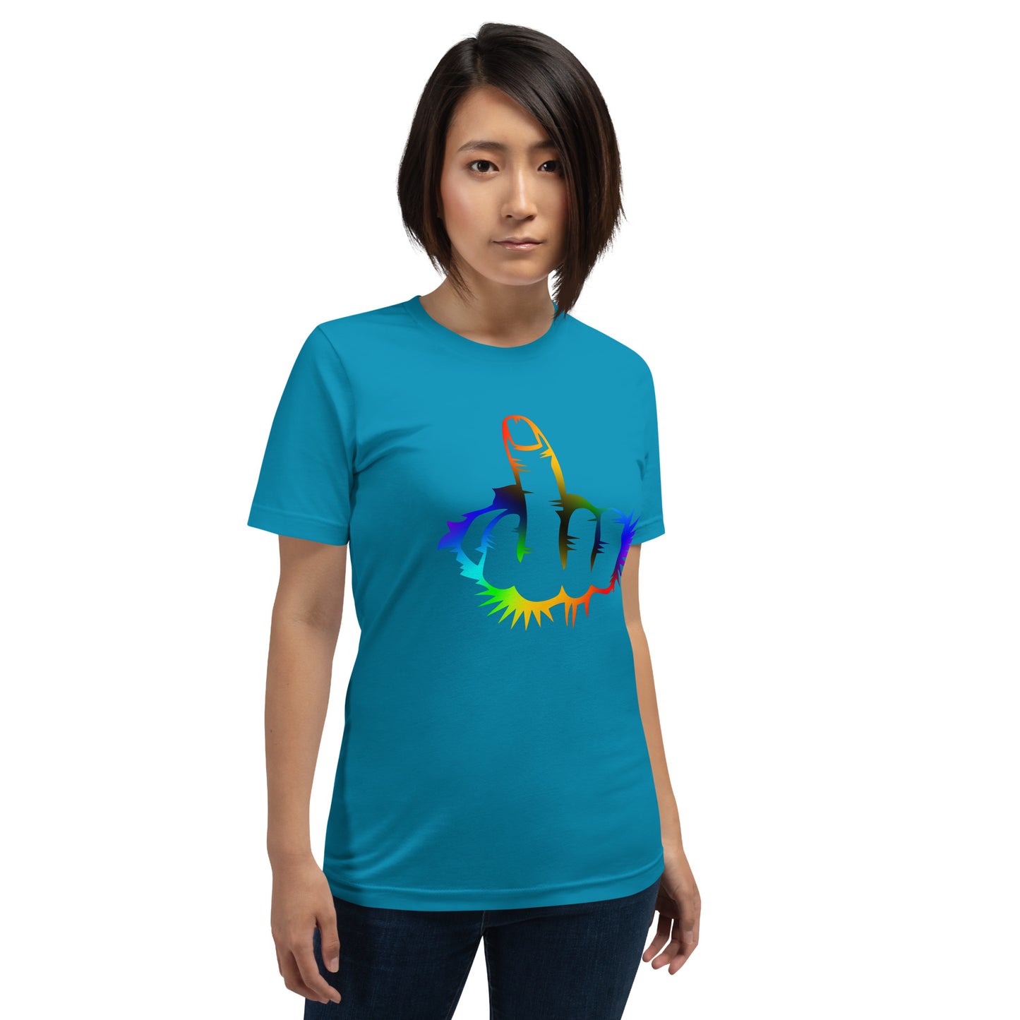 Colorful Finger Unisex T-Shirt