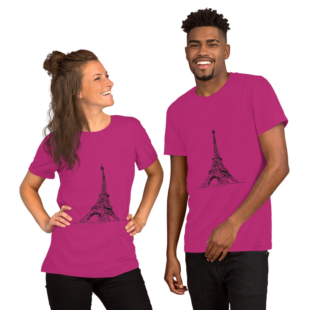 The Eiffel Tower Unisex T-Shirt