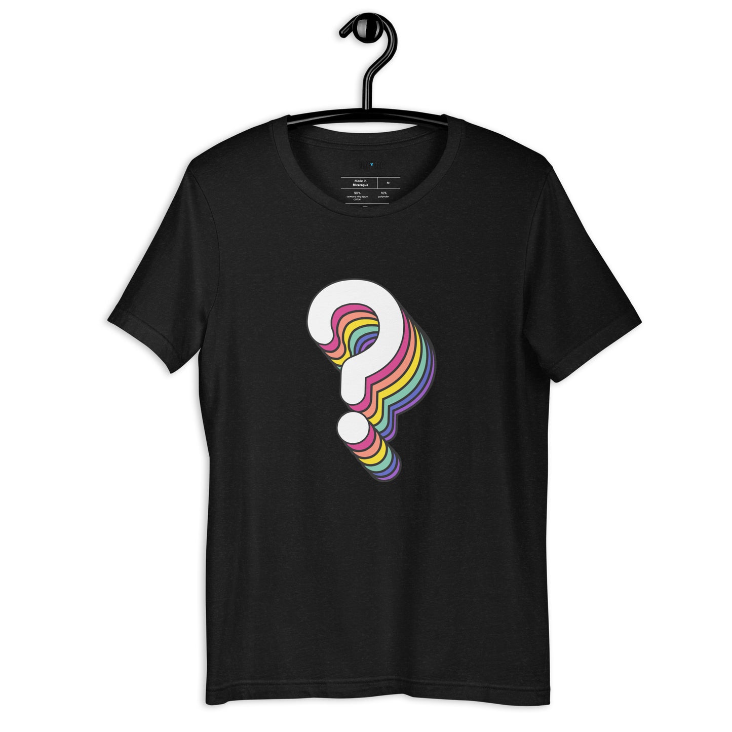 Rainbow Question Mark Unisex T-Shirt