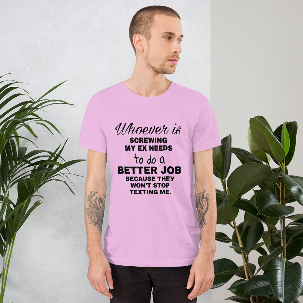 Whoever is Screwing Short-Sleeve Unisex T-Shirt