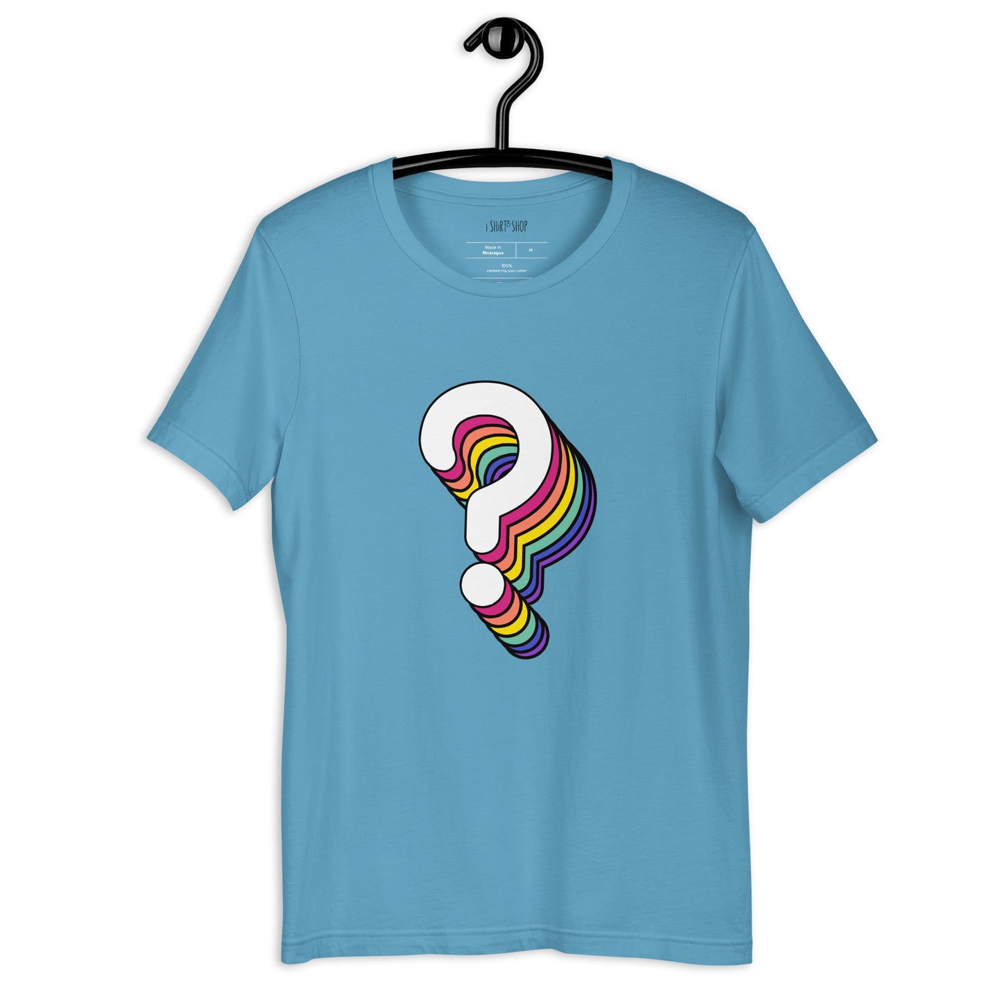 Rainbow Question Mark Unisex T-Shirt