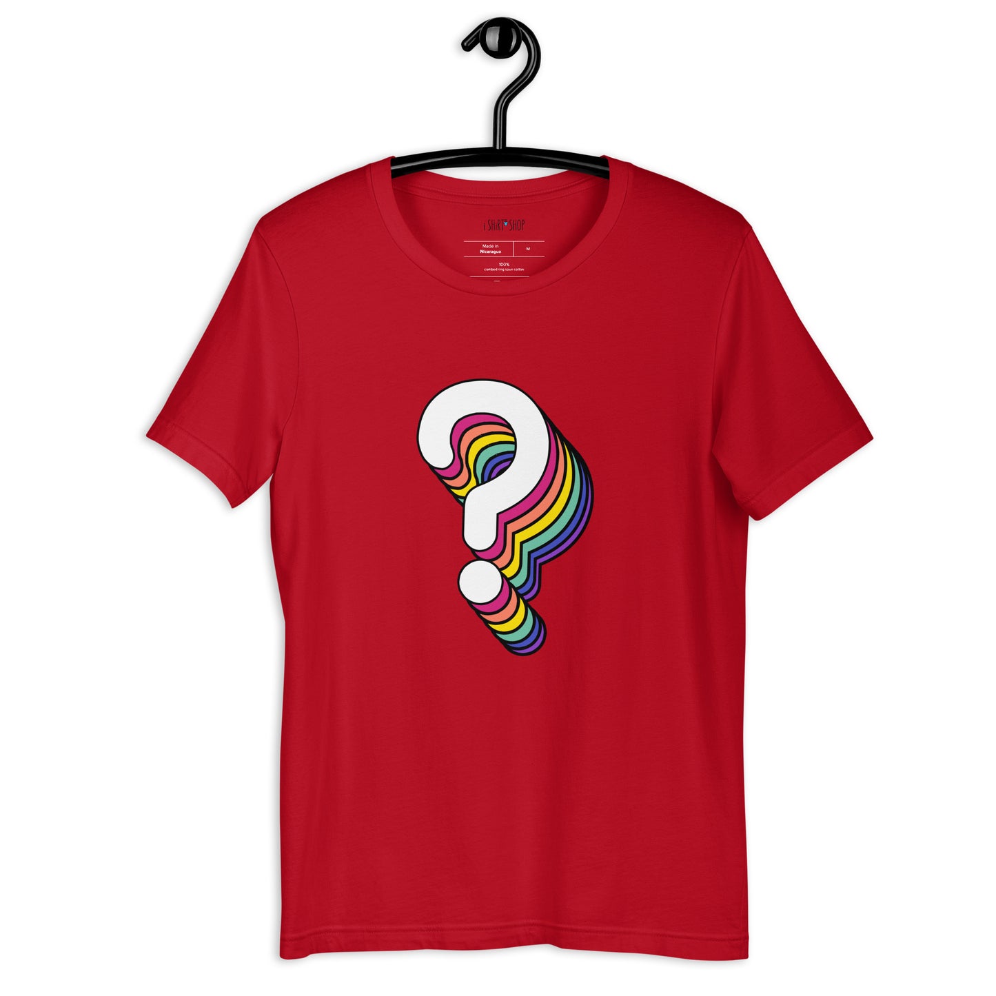 Rainbow Question Mark Unisex T-Shirt