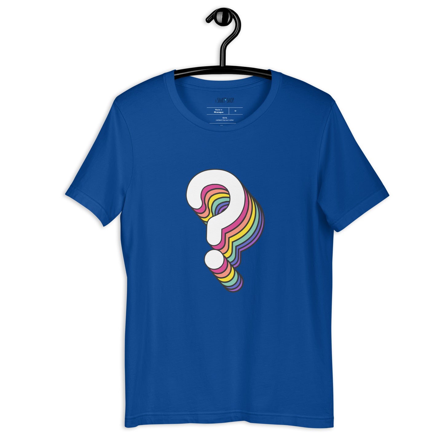 Rainbow Question Mark Unisex T-Shirt