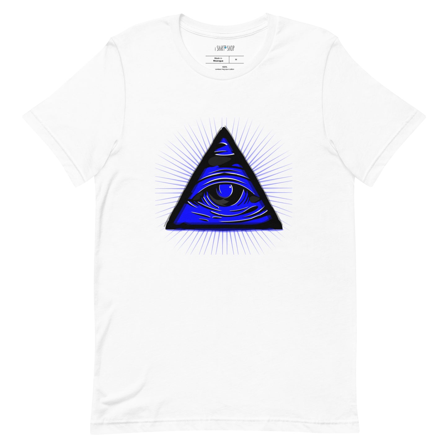 Blue Eye Triangle Unisex T-Shirt