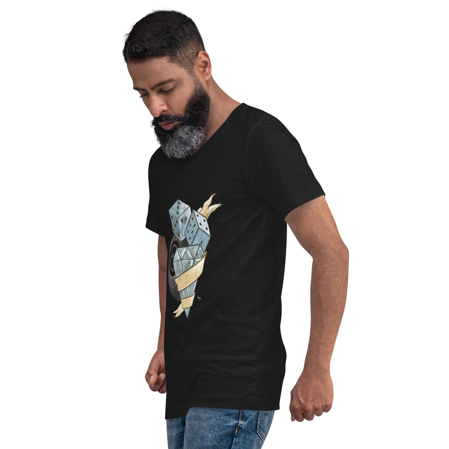 Game Player Unisex Short Sleeve V-Neck T-Shirt