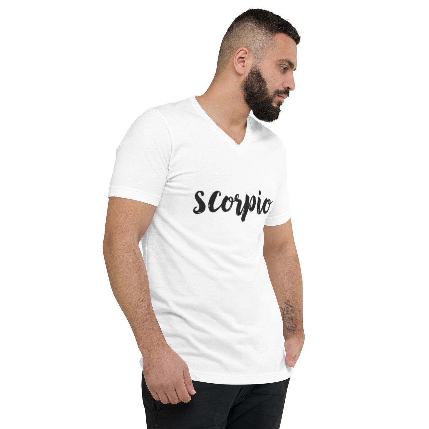 Scorpio Zodiac Unisex Short Sleeve V-Neck T-Shirt