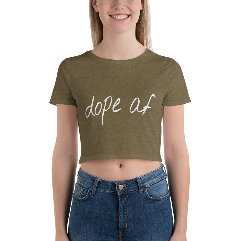 Dope AF Women’s Crop Tee