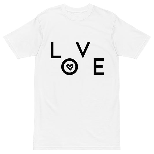 L O V E Premium heavyweight tee