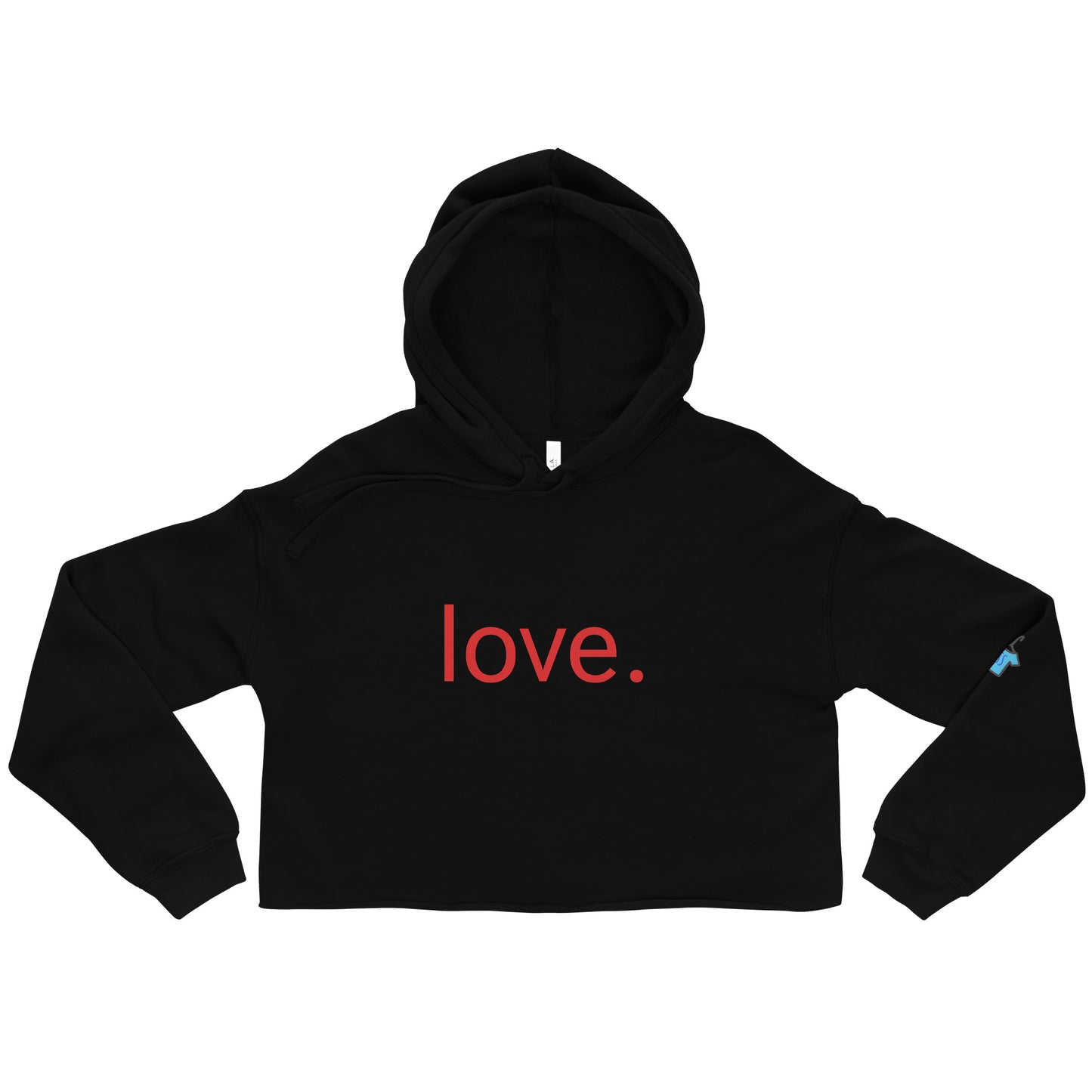 Love. Crop Hoodie