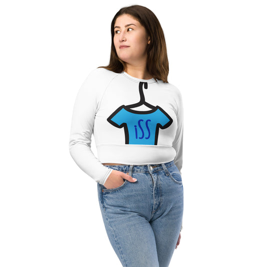 iSS Recycled Long-Sleeve Crop Top