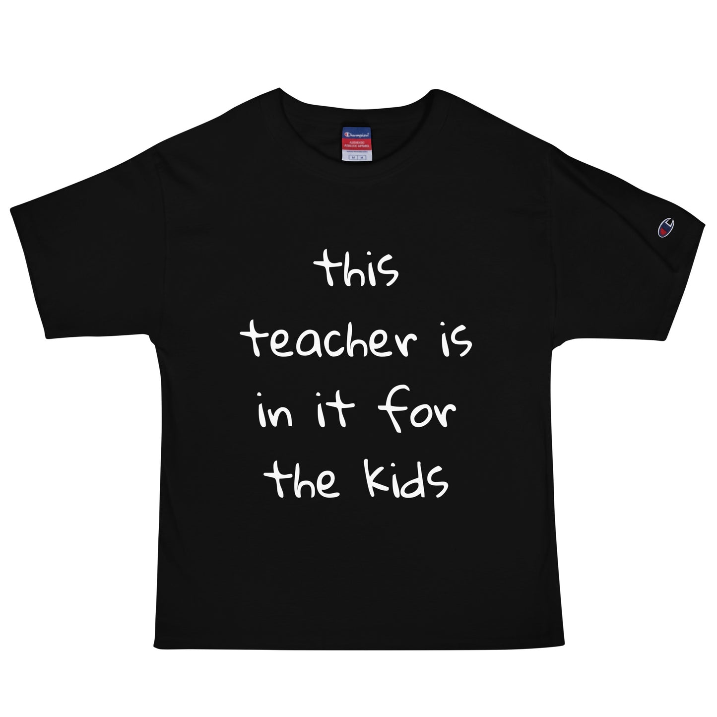This Teacher Is In Champion T-Shirt