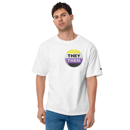 They / Them Men's Champion T-Shirt