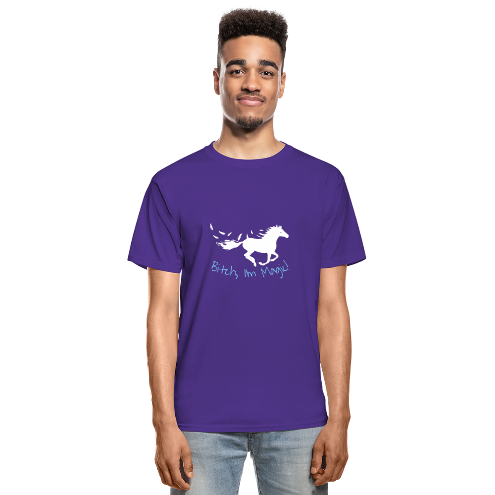 I'm Magic Hanes Adult Tagless T-Shirt - purple