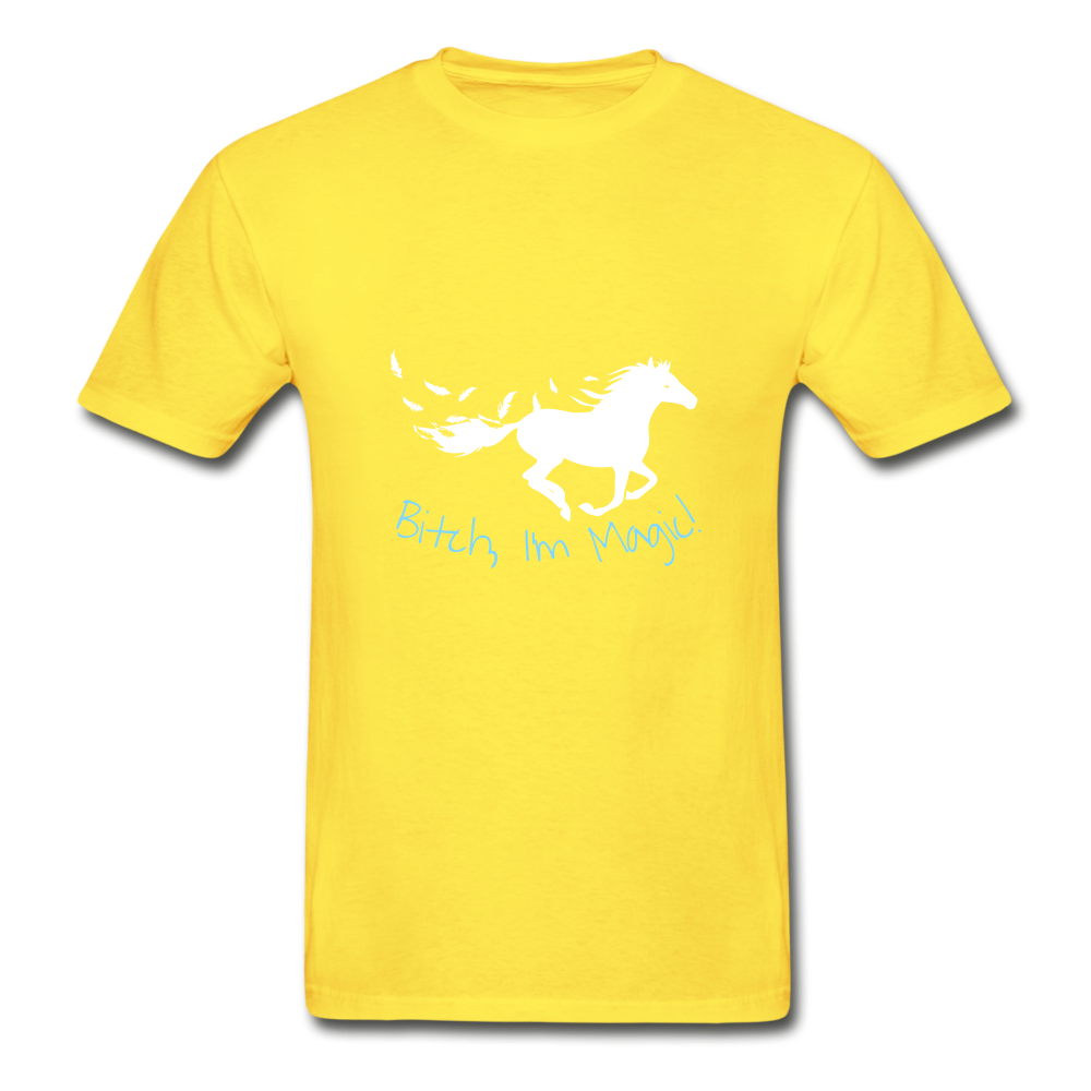 I'm Magic Hanes Adult Tagless T-Shirt - yellow