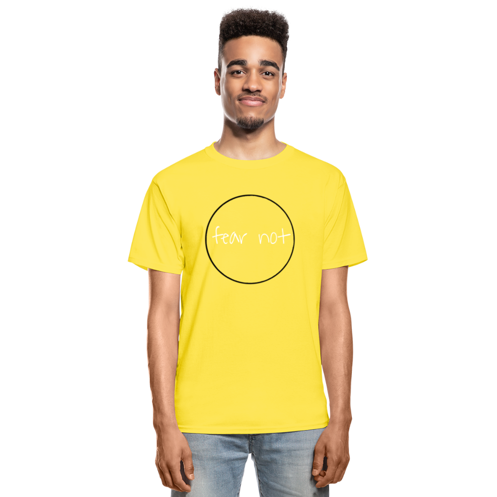 Fear Not Hanes Adult Tagless T-Shirt - yellow