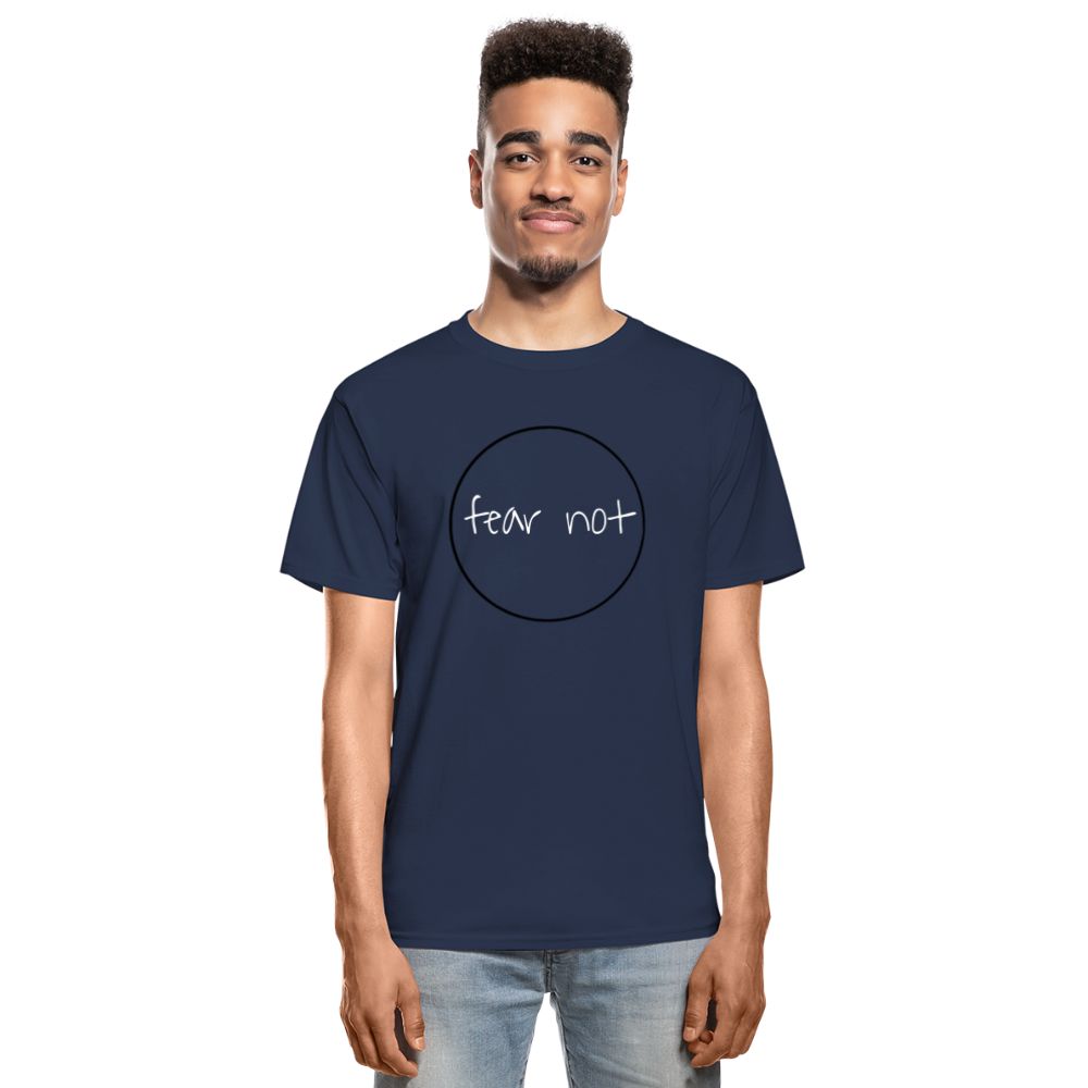 Fear Not Hanes Adult Tagless T-Shirt - navy